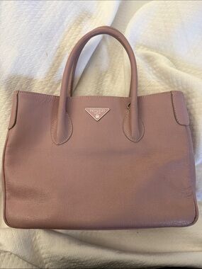Peruzzi Firenze Pink Saffiano Leather Tote Bag - Made in Italy